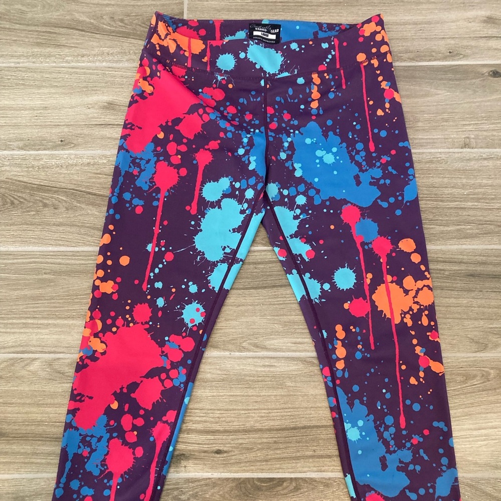 L CVG paint spatter capris (Old Style)
